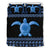 Hawaiian Hibiscus Turtle Polynesian Bedding Sets - Blue Version Black - Polynesian Pride