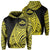 Hawaii Mauna Kea Polynesian Hoodie Tatoo Style Yellow Unisex Yellow - Polynesian Pride