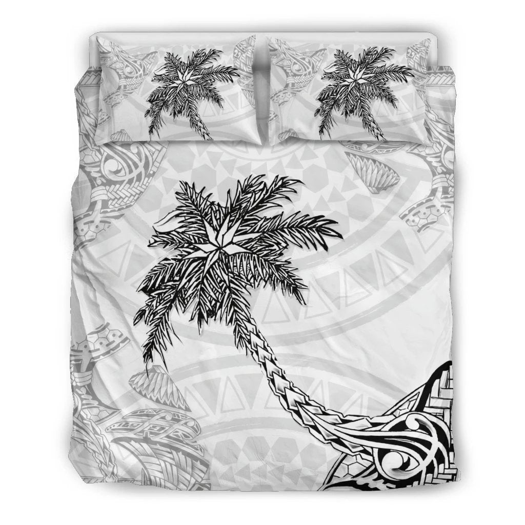 Hawaiian Coconut Tree Polynesian Bedding Set Art - Polynesian Pride