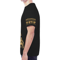 Hawaii T Shirt Hawaii Map Turtle Hibiscus Pattern - Polynesian Pride