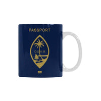 Guam Passport White Mug - Polynesian Pride