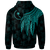 Chuuk Custom Zip up Hoodie Polynesian Wings (Turquoise) - Polynesian Pride