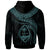 Guam Polynesian Hoodie Guam Waves (Turquoise) - Polynesian Pride