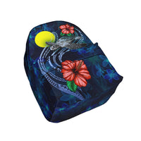 Palau Polynesian BackPack - Blue Turtle Hibiscus - Polynesian Pride