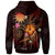 Nauru Polynesian Custom Hoodie Legend of Nauru (Red) - Polynesian Pride