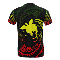 Papua New Guinea Polynesian Custom T Shirt Reggae Tribal Wave - Polynesian Pride
