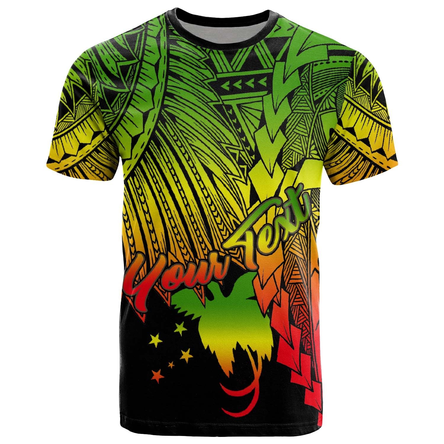 Papua New Guinea Polynesian Custom T Shirt Tribal Wave Tattoo Reggae Unisex Reggae - Polynesian Pride