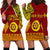 (Custom Personalised) Tonga High School Hoodie Dress Tongan Ngatu LT13 Red - Polynesian Pride