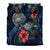 American Samoa Polynesian Bedding Set - Blue Turtle Hibiscus - Polynesian Pride