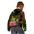 New Caledonia Polynesian Zip up Hoodie Hibiscus and Banana Leaves - Polynesian Pride