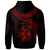 Wallis and Futuna Polynesian Hoodie Wallis and Futuna Waves (Red) - Polynesian Pride