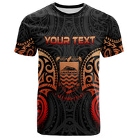 Tuvalu Polynesian Custom T Shirt Spirit Red Version Unisex Red - Polynesian Pride