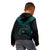 Chuuk Polynesian Zip up Hoodie Chuuk Waves (Turquoise) - Polynesian Pride