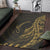 Samoa Area Rug - Polynesian Pattern Style Gold Color - Polynesian Pride