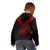 Tuvalu Polynesian Zip up Hoodie Tuvalu Waves (Red) - Polynesian Pride