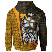 Nauru Polynesian Hoodie Gold Turtle with Hook - Polynesian Pride