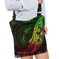 Kanaka Boho Handbag - Custom Personalised Polynesian Pattern Style Reggae Color - Polynesian Pride