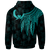 Pohnpei Custom Zip up Hoodie Polynesian Wings (Turquoise) - Polynesian Pride