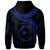 Chuuk Polynesian Zip up Hoodie Chuuk Waves (Blue) - Polynesian Pride