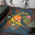 Vanuatu Polynesian Personalised Area Rug - Legend of Vanuatu (Blue) - Polynesian Pride