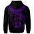 Vanuatu Polynesian Hoodie Vanuatu Waves (Purple) - Polynesian Pride