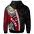 Nauru Polynesian Custom Zip up Hoodie Wave Tattoo - Polynesian Pride