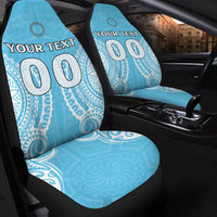 (Custom Personalised) Cook Islands Mauke Car Seat Covers - Tribal Pattern - LT12 - Polynesian Pride