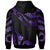 Kosrae Polynesian Custom Zip Hoodie Polynesian Tattoo Purple Version - Polynesian Pride