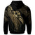 Tonga Polynesian Zip Hoodie Legend Gold Version - Polynesian Pride