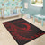 Pohnpei Area Rug - Polynesian Pattern Style Red Color - Polynesian Pride