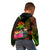 Tuvalu Polynesian Custom Zip up Hoodie Hibiscus and Banana Leaves - Polynesian Pride