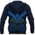 Maori Manaia New Zealand Hoodie Blue - Polynesian Pride