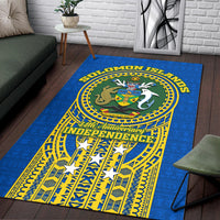 Solomon Islands Independence Anniversary 44th Years Area Rug - LT12 - Polynesian Pride