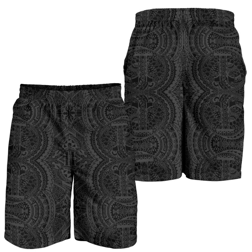 Polynesian Symmetry Gray Men's Short Men's Shorts Gray - Polynesian Pride