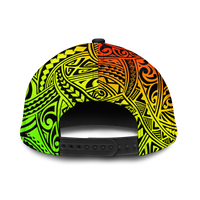 (Custom Personalised) Hawaii Hula Girl Reggae Cap - LT2 - Polynesian Pride