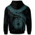 American Samoa Polynesian Hoodie American Samoan Waves (Turquoise) - Polynesian Pride