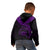 Polynesian Hawaii Custom Zip up Hoodie Hawaiian Waves (Purple) - Polynesian Pride