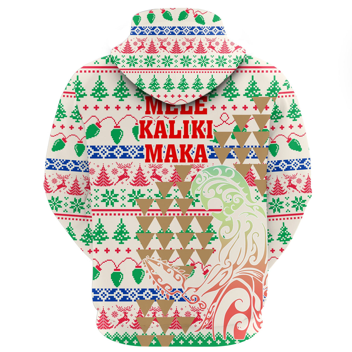 Swipe Right For Hawaii Christmas Pullover Hoodie - Polynesian Pride