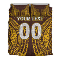 (Custom Personalised) Cook Islands Kukis Bedding Set - Tribal Pattern - LT12 - Polynesian Pride