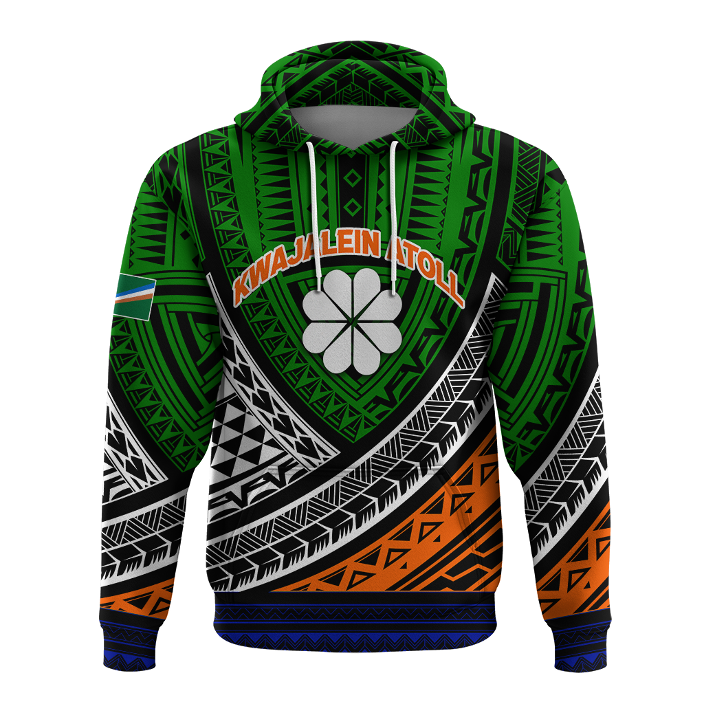 Kwajalein Atoll Tribal Pattern Hoodie LT12 - Polynesian Pride