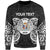 Niue Polynesian Custom Personalised Sweater - Spirit Style White Unisex White - Polynesian Pride