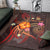 New Caledonia Polynesian Personalised Area Rug - Legend of New Caledonia (Red) - Polynesian Pride