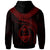 Guam Polynesian Hoodie Guam Waves (Red) - Polynesian Pride