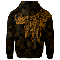 Samoa Hoodie Polynesian Wings (Golden) - Polynesian Pride