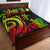 Nauru Quilt Bed Set - Reggae Tentacle Turtle - Polynesian Pride