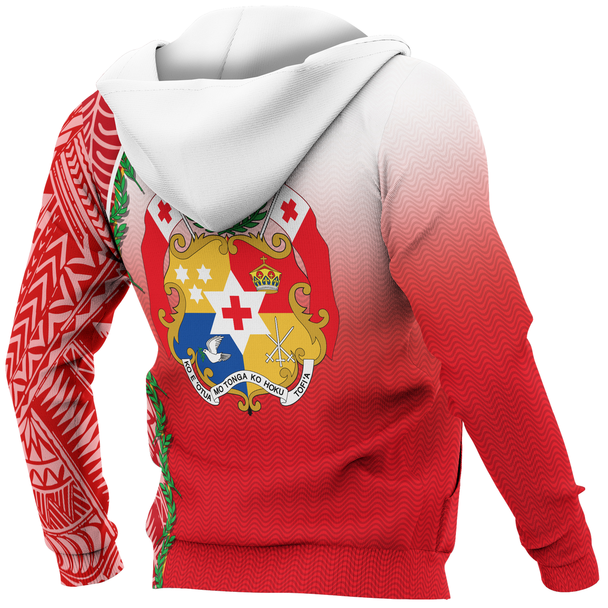 Tonga Hoodie Ocean Waves - Polynesian Pride