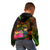 Fiji Polynesian Zip up Hoodie Hibiscus and Banana Leaves - Polynesian Pride