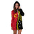 Papua New Guinea Independence Anniversary Polynesian Tribal Hoodie Dress - LT12 - Polynesian Pride