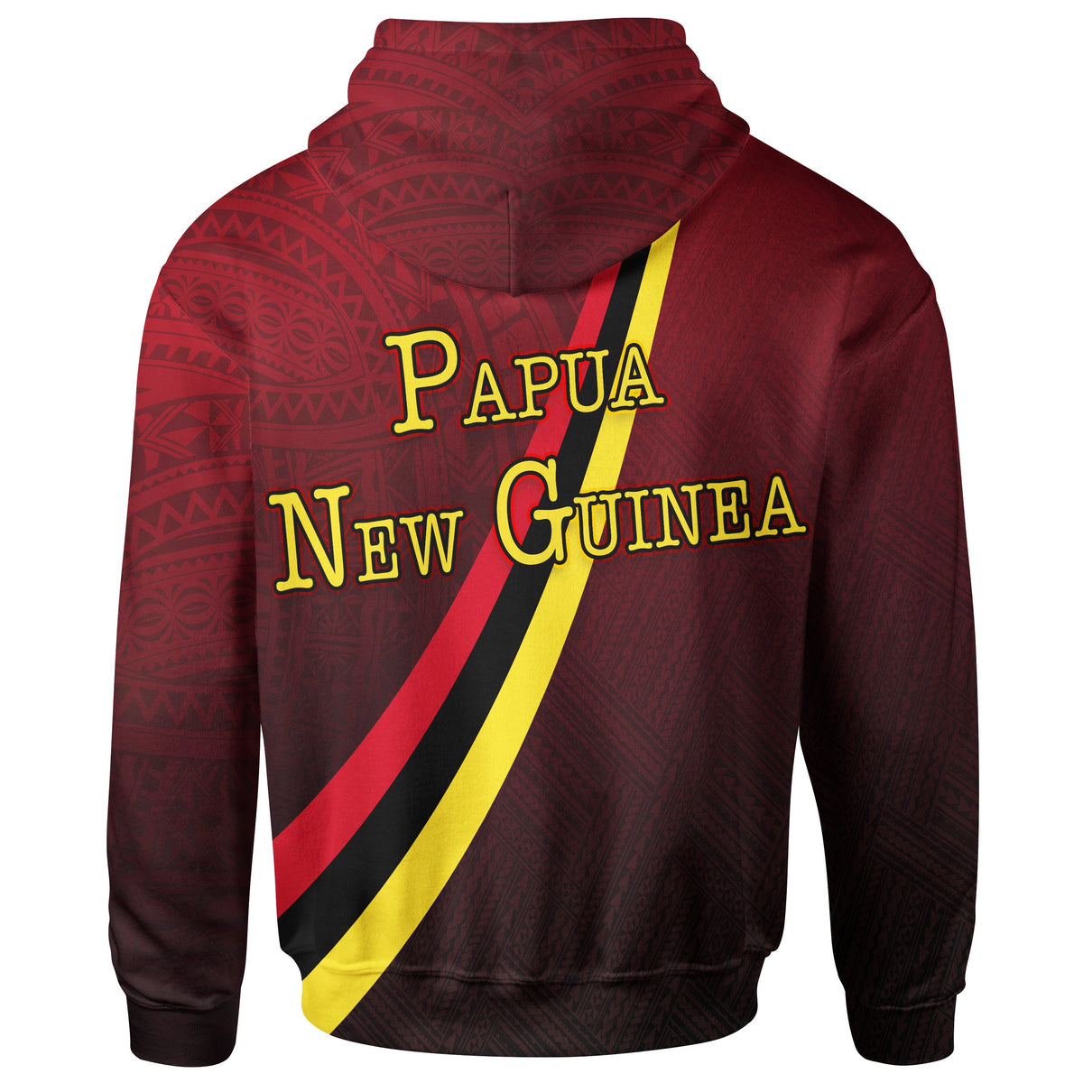 Papua New Guinea All Over Print Hoodie Sailing Style - Polynesian Pride