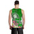 Fiji Men's Tank Top - Turtle Plumeria (Green) - Polynesian Pride